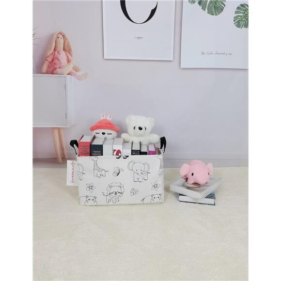 Rectangular Laundry Hamper/Foldable Nursery Laundry Basket for OrganizingStorage - Picture 13 of 14